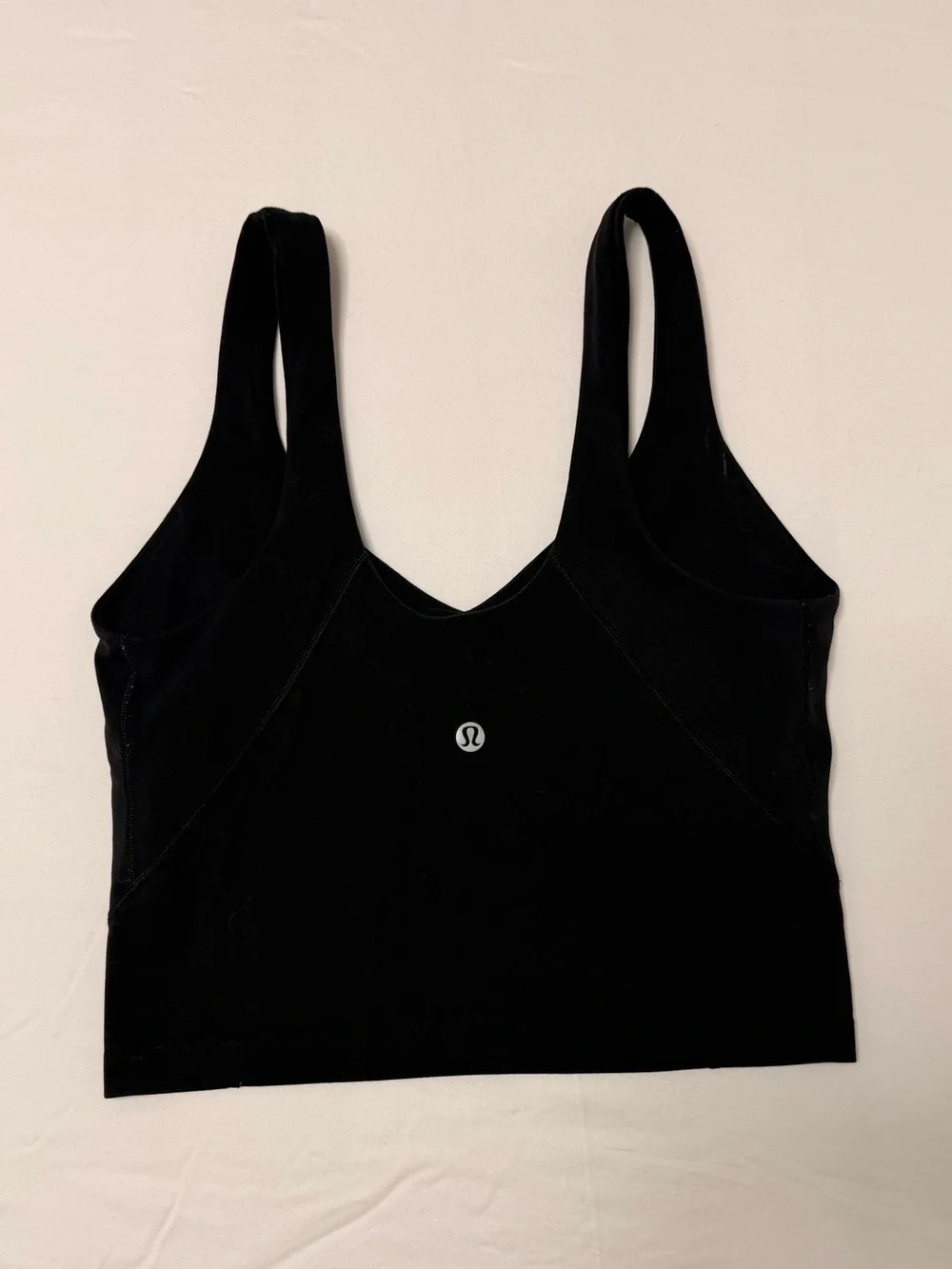 lululemon athletica Black V-Neck Seamless Tank